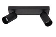 LUCIDE - Spot plafond aluminium CLUBS Noir 2xGU10 40W - vignette