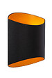 LUCIDE - Applique murale aluminium DILETTA Noir 40W - vignette