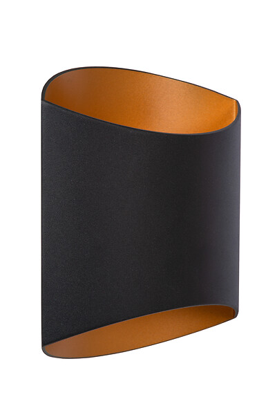 LUCIDE - Applique murale aluminium DILETTA Noir 40W - large