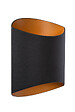 LUCIDE - Applique murale aluminium DILETTA Noir 40W - vignette