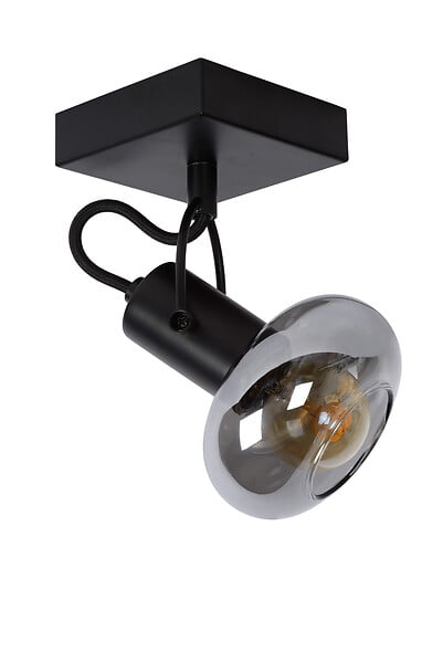 LUCIDE - MADEE Spot plafond-Noir-1xE14-25W-Métal - large