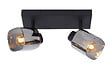 LUCIDE - Spot plafond métal ALION Noir 2xE14 - vignette