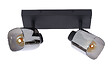 LUCIDE - Spot plafond métal ALION Noir 2xE14 - vignette