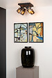 LUCIDE - Spot plafond métal - ALION - Noir - 4xE14 25W - vignette