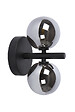 LUCIDE - Applique murale acier Tycho Noir 2x28W - vignette