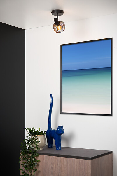 LUCIDE - Spot plafond Métal Maren Noir 25W - large