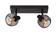 LUCIDE - Spot plafond métal MAREN Noir 2xE14 25W - vignette