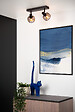 LUCIDE - Spot plafond métal MAREN Noir 2xE14 25W - vignette