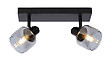 LUCIDE - BJORN Spot plafond-Noir-2xE14-40W-Métal - vignette