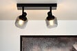LUCIDE - BJORN Spot plafond-Noir-2xE14-40W-Métal - vignette