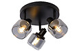 LUCIDE - BJORN Spot plafond-Noir-Ø38-3xE14-40W-Métal - vignette