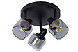 LUCIDE - BJORN Spot plafond-Noir-Ø38-3xE14-40W-Métal - vignette