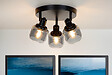 LUCIDE - BJORN Spot plafond-Noir-Ø38-3xE14-40W-Métal - vignette