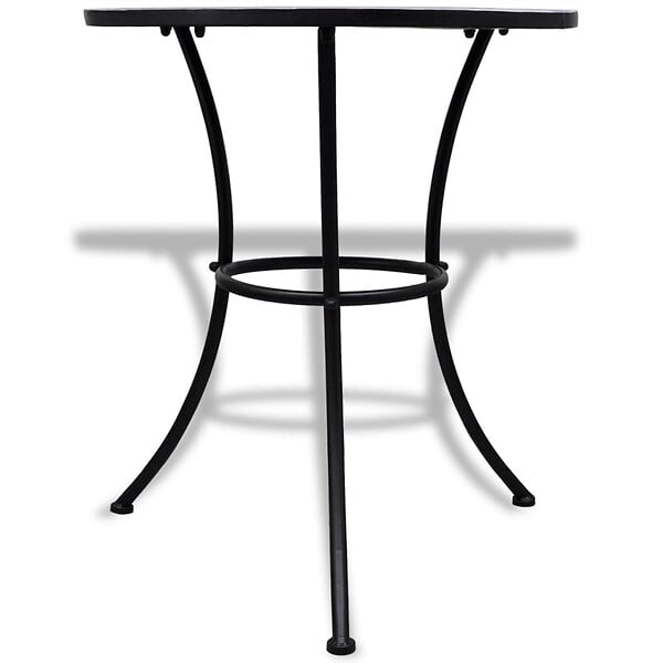 VIDAXL - vidaXL Table de bistro Bleu et blanc 60 cm Mosaïque - large