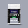 NUANCE - Testeur peinture MonoCrème - Gris brume - Satin - 50ml - vignette