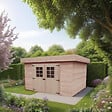 HABRITA - Abri de jardin - Bois - 28mm - 8.47m2 - vignette