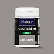 NUANCE - Testeur peinture MonoCrème - Gris taupe - Satin - 50ml - vignette