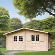 HABRITA - Abri de jardin bois Nancy - L.500xl.400cm - vignette