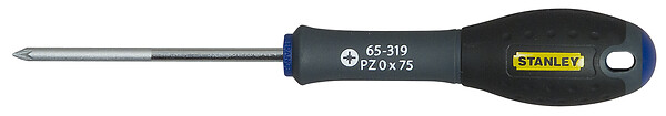 STANLEY - Tournevis Pozidriv acier chrome-vanadium FatMax - PZ0 - 75mm - large