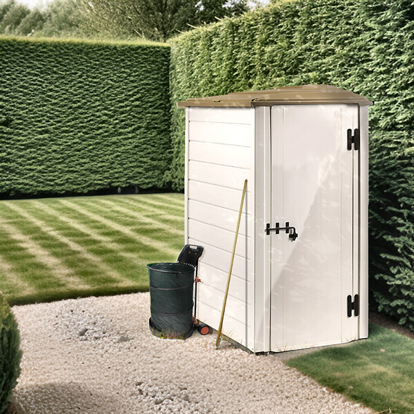 HABRITA - Abri de jardin - Résine - 20mm - 0.88m2 - large