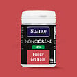 NUANCE - Testeur peinture MonoCrème - Rouge grenade - Satin - 50ml - vignette