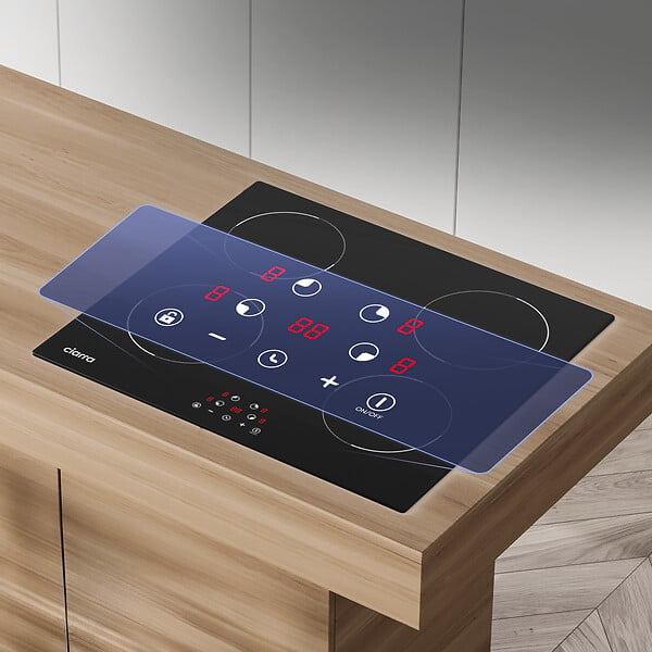 CIARRA - Plaque de cuisson 4 Feux CD4BIH-D table de cuisson induction 59cm Sécurité Enfants - large
