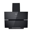 CIARRA - Hotte Murale Inclinée 60cm  APP+WIFI Contrôle et Tactile 650m3/h Booster Noir Ciarra CD6736FB - vignette