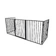 WERKAPRO - Barrière de protection en métal  5 panneaux  300cm - vignette