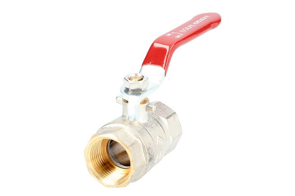 SANITAIRE-DISTRIBUTION - Vanne B.S. FF manette plate ACS - Diamètre : 1/2'' - PN : 30 bar- réf : 38201 - Sanitaire-distribution - large