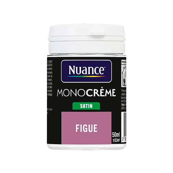 NUANCE - Testeur peinture MonoCrème - Figue - Satin - 50ml - large