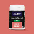NUANCE - Testeur peinture MonoCrème - Rouge brique - Satin - 50ml - vignette