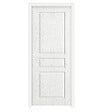 BALLAY - Bloc porte 3 panneaux alvéolaire - Blanc - H.204xL.83cm - vignette