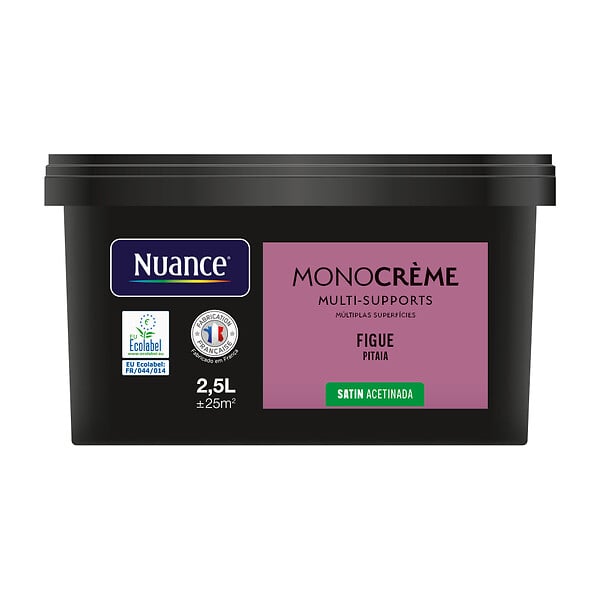 NUANCE - Peinture Monocrème - Figue - Satin - 2,5L - large