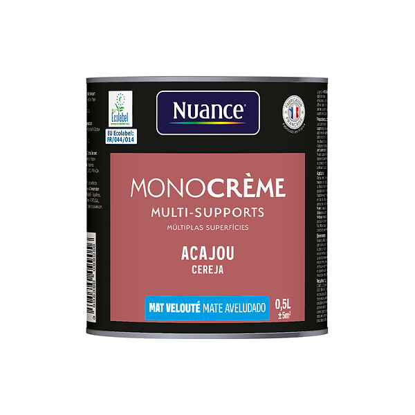 NUANCE - Peinture MonoCrème - Acajou - Mat - 0.5L - large