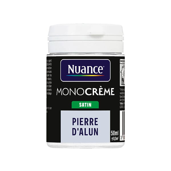 NUANCE - Testeur peinture MonoCrème - Pierre d'alun - Satin - 50ml - large