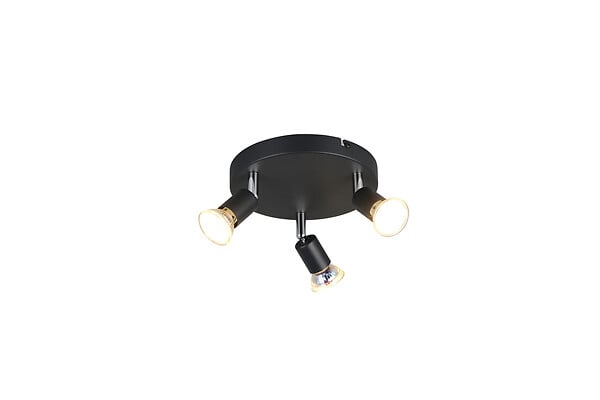 TRIO - Plafonnier spot Paris Eco GU10 Noir - large
