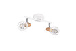 TRIO - Reglette 2 lumières filaire bois - E14 - vignette