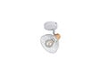 TRIO - Applique murale grillage et bois Gris E27 - vignette