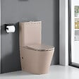 STANO - Toilette WC à poser CIPOLI en céramique beige mat - vignette