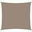 VIDAXL - vidaXL Voile de parasol tissu oxford carré 3,6x3,6 m taupe - vignette