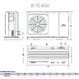 AIRWELL - WELLEA M HT R290 - 8kW Monophasé - vignette