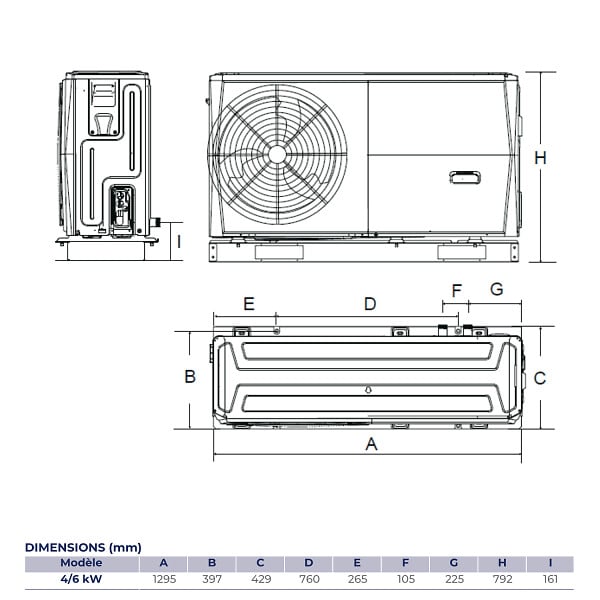 AIRWELL - WELLEA M HT R290 - 4kW Monophasé - large