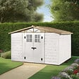 HABRITA - Abri de jardin résine EVO 280 - Beige - L.261xP.309xH.225cm - vignette