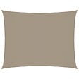 VIDAXL - vidaXL Voile de parasol tissu oxford rectangulaire 3x6 m taupe - vignette