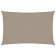 VIDAXL - vidaXL Voile de parasol tissu oxford rectangulaire 4x7 m taupe - vignette