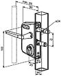 LOCINOX - SER DE PORTAIL BATTANT ARGENT ANCIEN MODELE - vignette