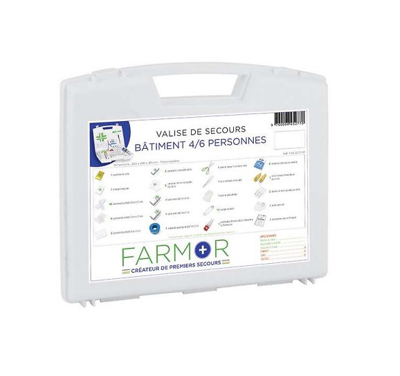 FARMOR - Valise de secours bâtiments 4/6 personnes FAR 2077 PP Farmor - large