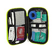 FARMOR - Trousse De Secours Véhicule 2/4 Personnes En Eva Jaune Fluo Haute Visibilité - vignette