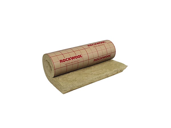 ROCKWOOL - Rouleau laine de roche isolant combles - kraft - 200mm - large