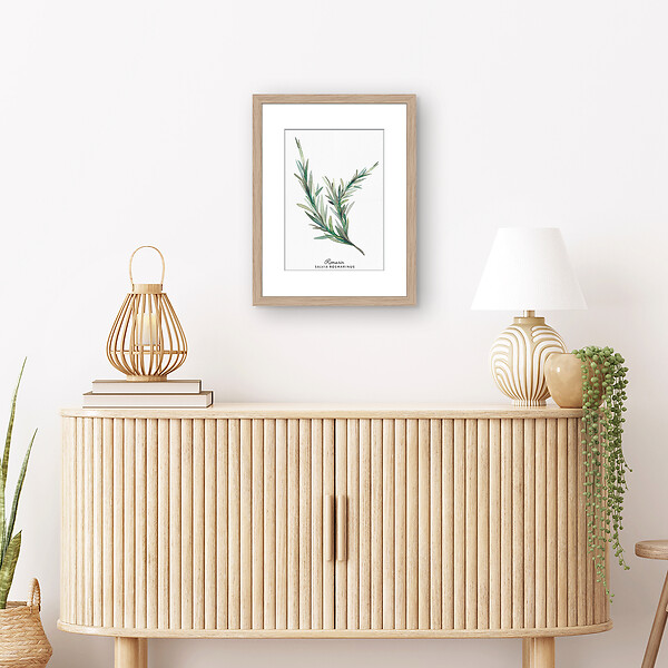 DADA ART - Image encadree +spp naturel 30x40 cm - 35406 - large